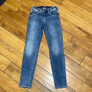 Silver mazy super skinny jeans